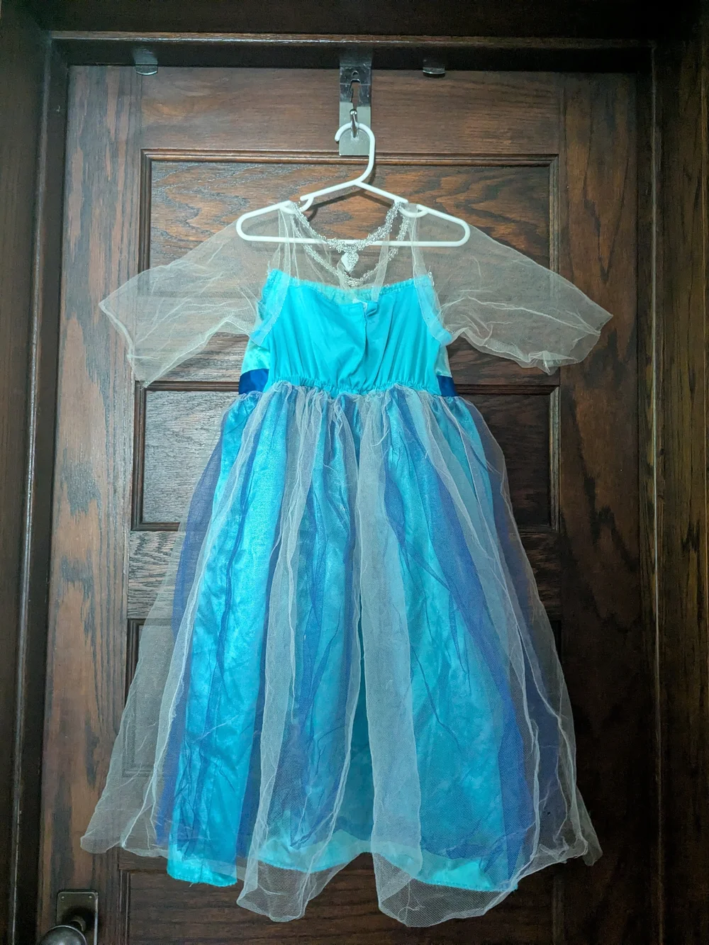 💲SOLD Disney Frozen Elsa Girls' Sparkle Costume Dress Size 7/8yrs
